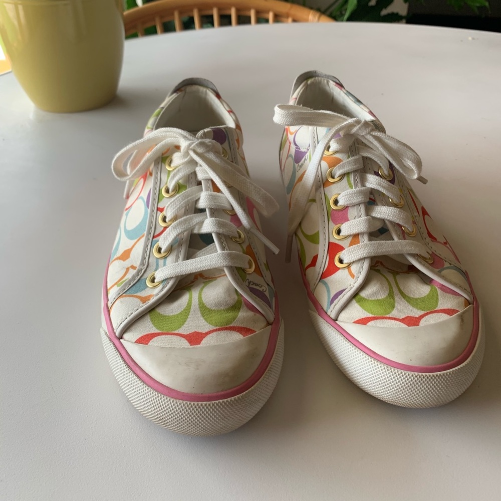 Coach Sneakers Multi Color 7.5